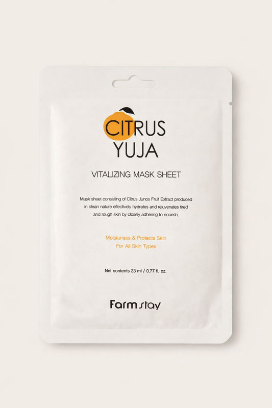 Farmstay Citrus Yuja Vitalizing Mask Sheet