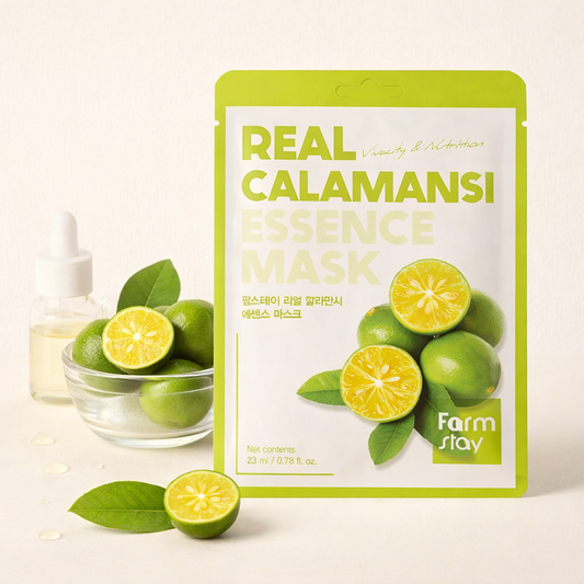 FarmStay Real Calamansi Essence Tuchmaske