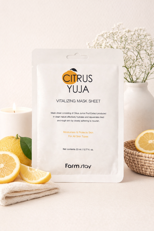 Farmstay Citrus Yuja Vitalizing Mask Sheet