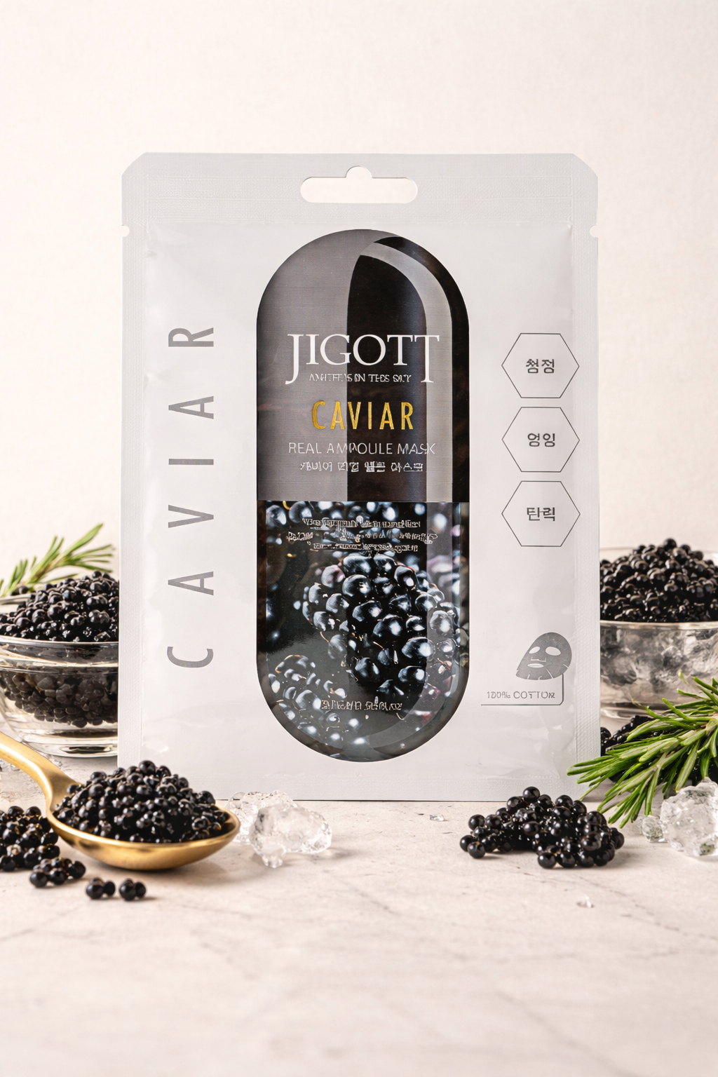 JIGOTT Caviar Real Ampoule Mask