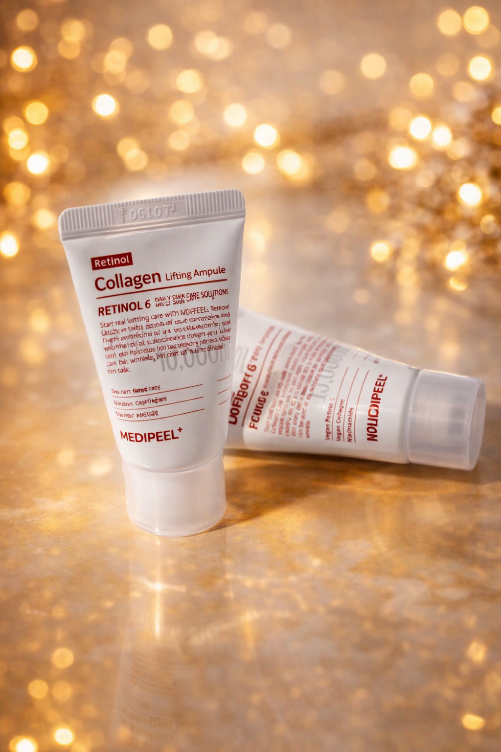 MEDIPEEL+ Retinol 6 Collagen Lifting Ampoule – 2 × 15 ml