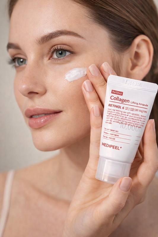MEDIPEEL+ Retinol 6 Collagen Lifting Ampoule – 2 × 15 ml