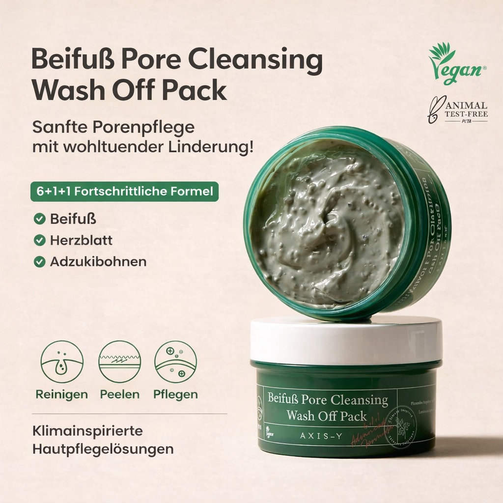 Mugwort Pore Clarifying Wash Off Pack – 100 ml
