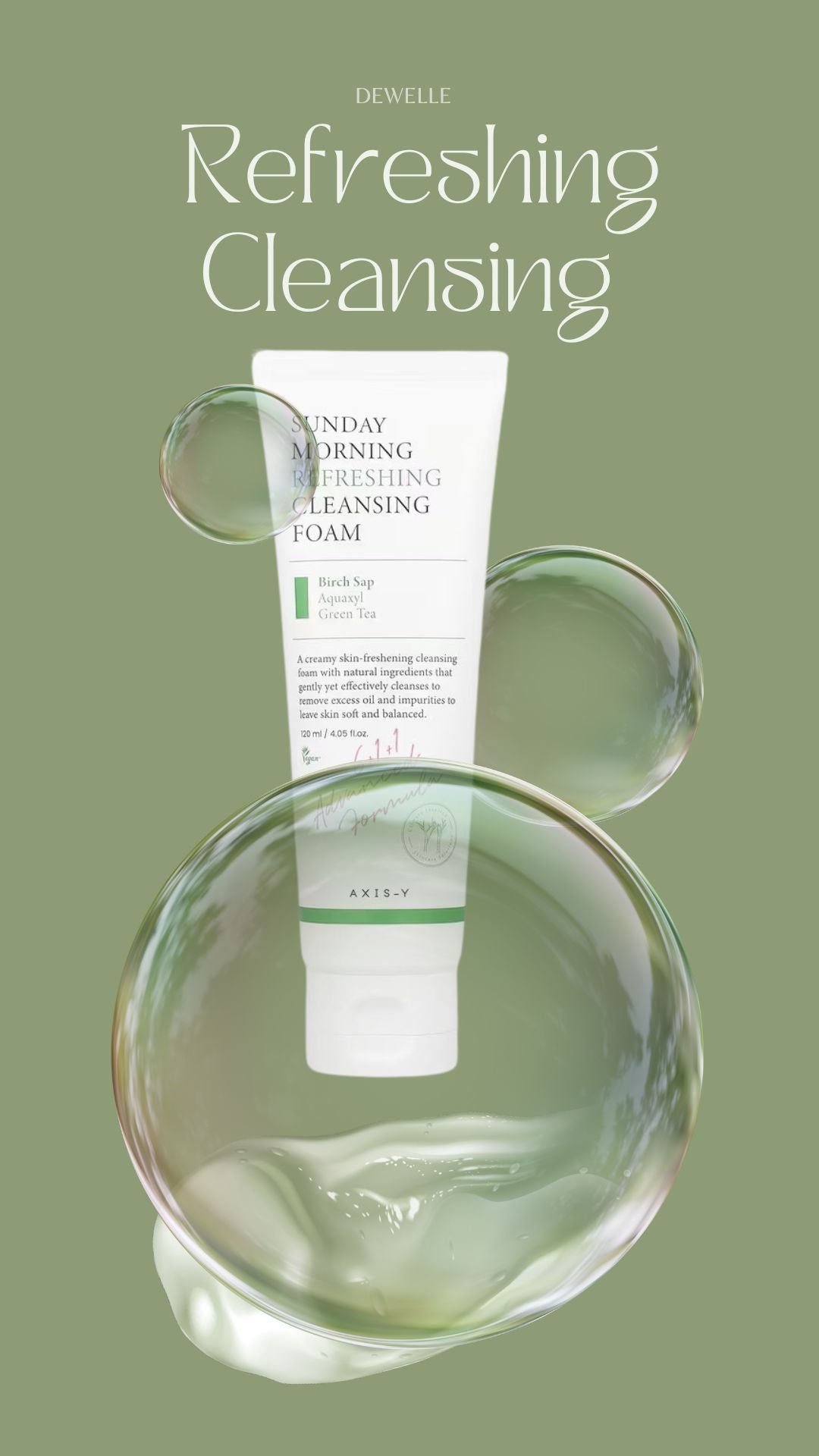 AXIS-Y Sunday Morning Refreshing Cleansing Foam – 120 ml