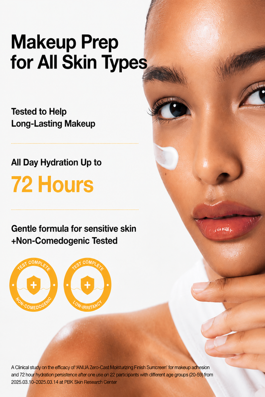 ANUA Zero-Cast Moisturizing Finish Sunscreen, 50 ml